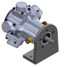 (image for) Pump driven by compressed air