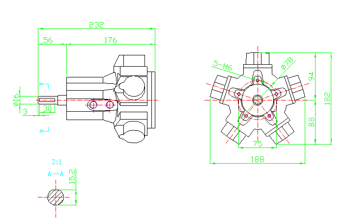 (image for) Pump driven by compressed air