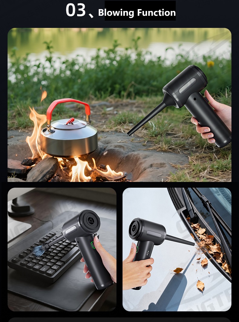 (image for) Portable Blow-Vacuum Combo Machine