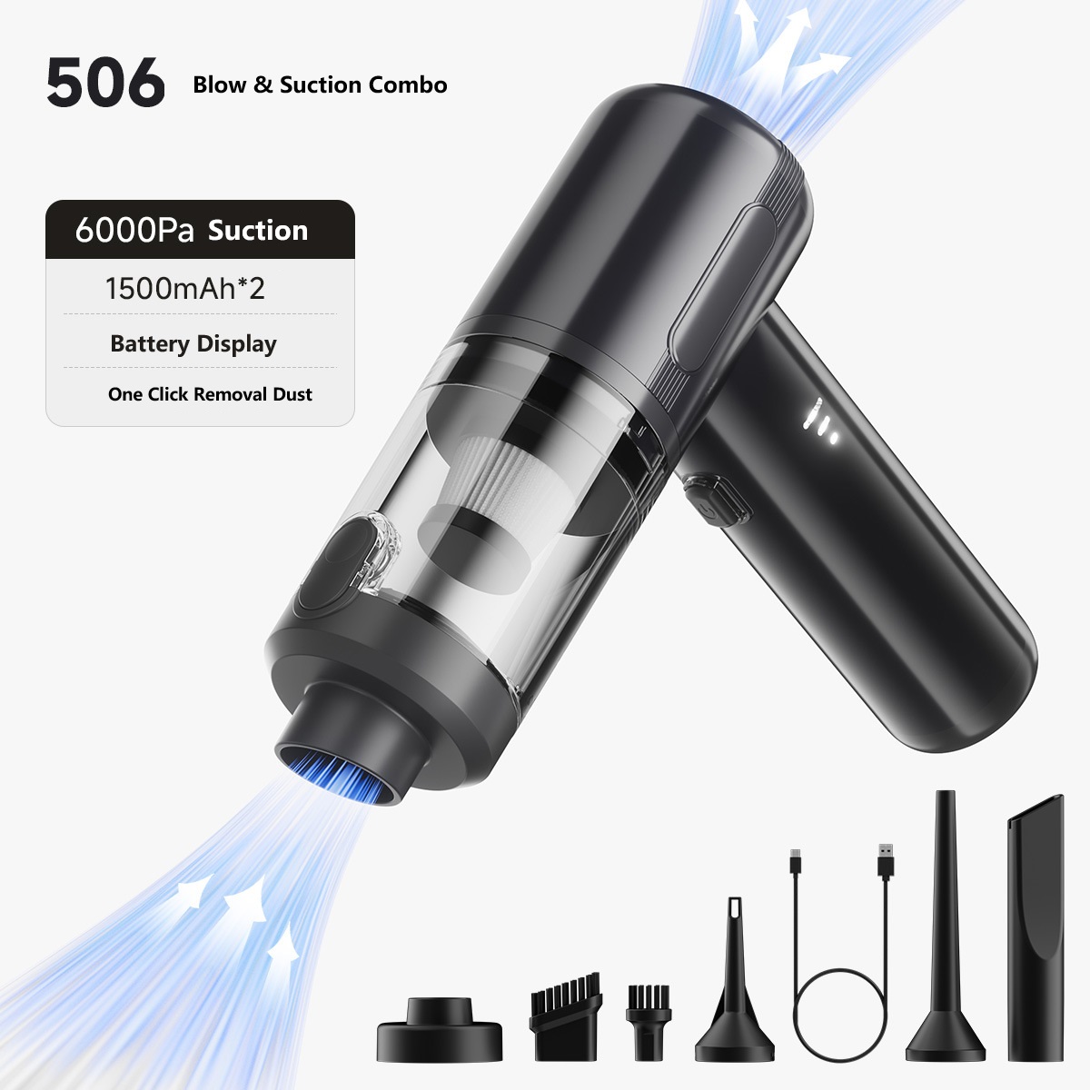 (image for) Portable Blow-Vacuum Combo Machine