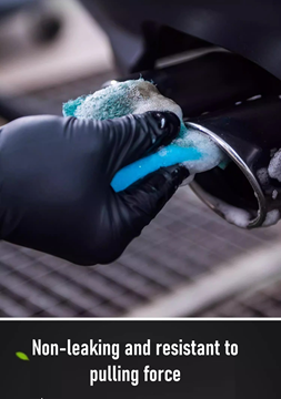 (image for) Oil and water resistant disposable nitrile rubber gloves